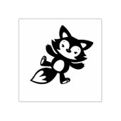 かわいいベビーキツネ ラバースタンプ (インプリント)