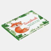 かわいいベビーキツネ |赤ちゃんシャワー |トロピカル離れ ゲストブック (コーナー)