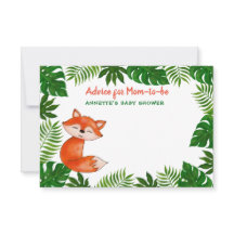 かわいいベビーキツネ |赤ちゃんシャワー |母親用アドバイス