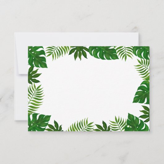 かわいいベビーキツネ |赤ちゃんシャワー |母親用アドバイス 招待状 (裏面)