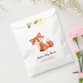 かわいいベビーキツネ | Woodland Baby Shower フェイバーバッグ (封をした状態)