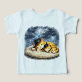 かわいいベビーキャラクターTシャツ - 愛らしいキッズグラフィックTシャツ