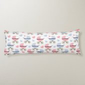 かわいいベビーキャリッジピンクブルー乳児寝具 ボディピロー (裏面)