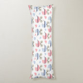 かわいいベビーキャリッジピンクブルー乳児寝具 ボディピロー (裏面 (縦))