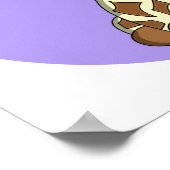 かわいいベビーキリンかわいい漫画子供部屋ポスター ポスター (角)