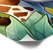 かわいいベビーキリンのポスター ポスター (コーナー)