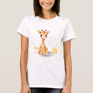 かわいいベビーキリン女子Tシャツ Tシャツ