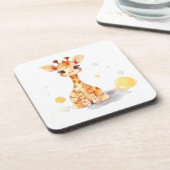 かわいいベビーキリン懸命プラスチックコースター コースター (左側)