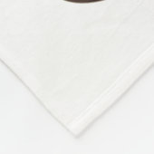 かわいいベビーキリン漫画,子供の名前&メッセージ フリースブランケット (角)