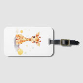 かわいいベビーキリン荷物タグ ラゲッジタグ (正面横)