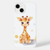 かわいいベビーキリンiPhone 14ケース Case-Mate iPhoneケース (裏面)
