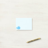 かわいいベビークジラかわいい漫画の子供 ポストイット (デスク上)