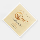 かわいいベビークマが月の上で眠る1歳の誕生日 (コーナー)