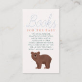 かわいいベビークマ冬の本ベビー エンクロージャーカード (正面)