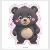 かわいいベビークマ シール (シート)