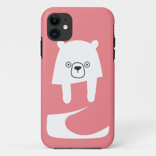 かわいいベビークマ パパ母の娘子家族 iPhone 11 ケース