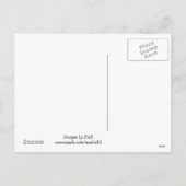 かわいいベビークリスマスペンギン シーズンポストカード (裏面)