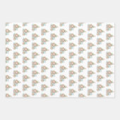 かわいいベビークリスマスラッピング紙 ラッピングペーパーシート (正面2)