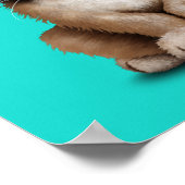 かわいいベビークーガー着サングラス ポスター (角)