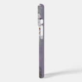 かわいいベビーグレーウルフアップと花 Case-Mate iPhoneケース (裏面 / 左)