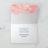 かわいいベビーコアラベアーファーストバレンタインデー シーズンカード (内部)