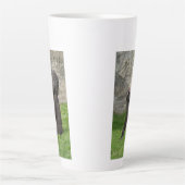 かわいいベビーゴリラコーヒー カフェラテマグ (正面)