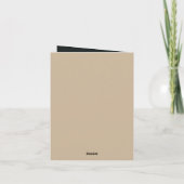 かわいいベビーゴリラ追加文字任意の目的 カード (裏面)