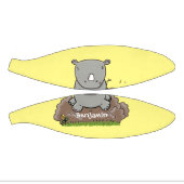 かわいいベビーサイ漫画イラストレーション ミニバスケットボール (パネル)