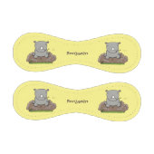 かわいいベビーサイ漫画イラストレーション 野球ボール (パネル)