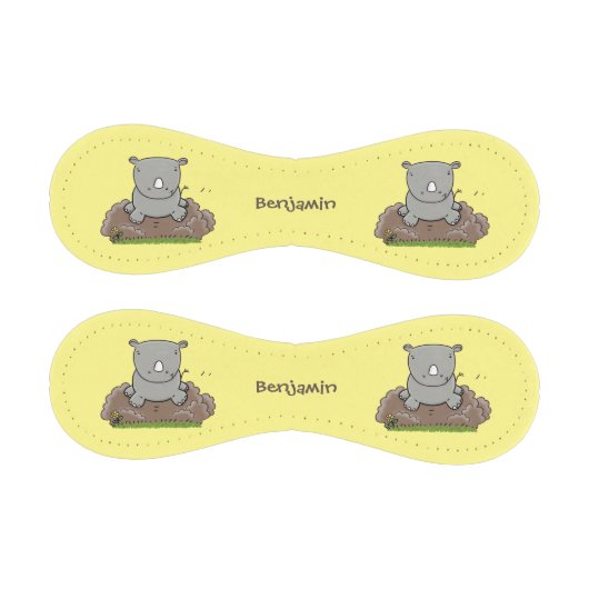 かわいいベビーサイ漫画イラストレーション 野球ボール (パネル)