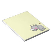 かわいいベビーサイ ノートパッド (アングル)