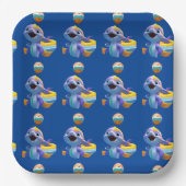 かわいいベビーサメ紙プレート ペーパープレート (正面)