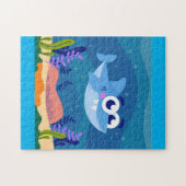 かわいいベビーサメ ジグソーパズル (横)