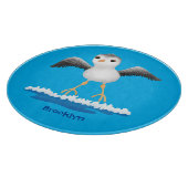 かわいいベビーサンドパイパー漫画イラストレーション カッティングボード (角)