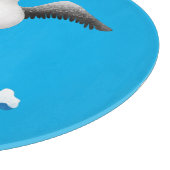 かわいいベビーサンドパイパー漫画イラストレーション カッティングボード (角)