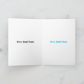 かわいいベビーサンドパイパー漫画イラストレーション カード (内部)