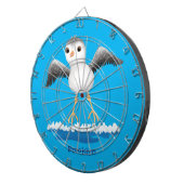 かわいいベビーサンドパイパー漫画イラストレーション ダーツボード (正面右)