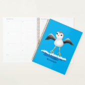 かわいいベビーサンドパイパー漫画イラストレーション プランナー手帳 (ディスプレー)