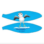 かわいいベビーサンドパイパー漫画イラストレーション ミニバスケットボール (パネル)