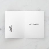 かわいいベビーシックイースター シーズンカード (内部)