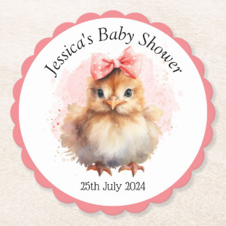 かわいいベビーシック ペーパーコースター