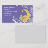 かわいいベビーシッターテーマ名刺デザイン 名刺 (正面/裏面)