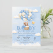 かわいいベビーシャワーの招待状 招待状 (スタンド正面)