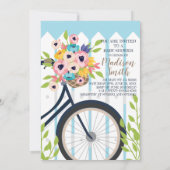かわいいベビーシャワーガーデンパーティーフローラ招待状 招待状 (裏面)