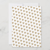 かわいいベビーシャワー　オリジナルイラスト 招待状 (裏面)