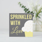 かわいいベビーシャワー|愛がまき散らされる 招待状 (スタンド正面)