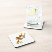 かわいいベビースズメ コースター (右側)