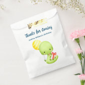 かわいいベビースネークサンキューパーティー フェイバーバッグ (封をした状態)