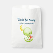 かわいいベビースネークサンキューパーティー フェイバーバッグ (正面)