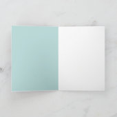 かわいいベビースロッスインティーカップ誕生日カード カード (内部)